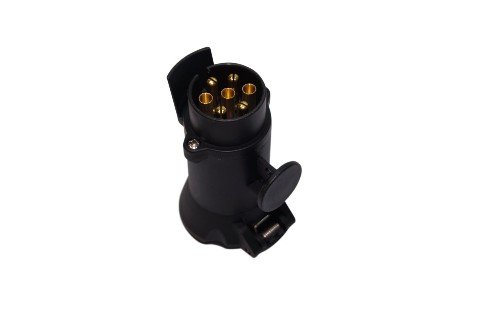 3-pol Adapter Stecker, Mit Flachsteckanschluss, Nach DIN 9680 Genormt
