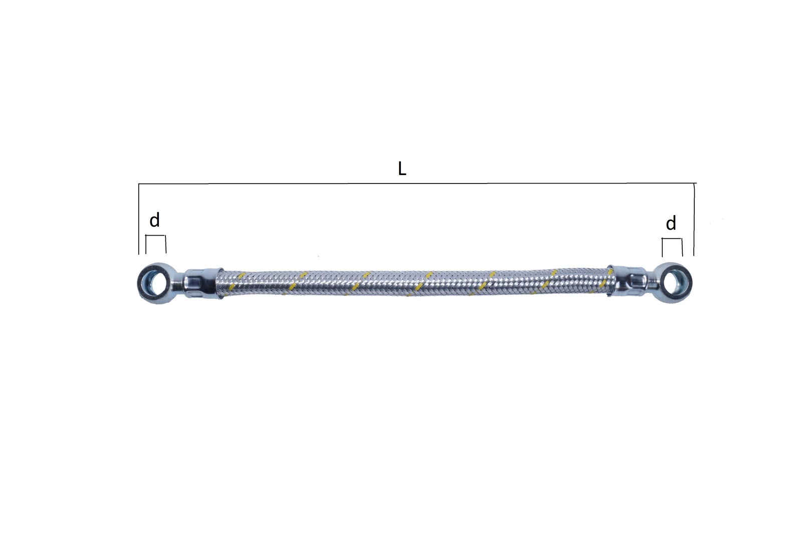 Kraftstoff-Schlauchleitung mit Ringnippel 12/14 mm - parallel, 35 cm, PZ8 -  Traktorteile Schlepperteile
