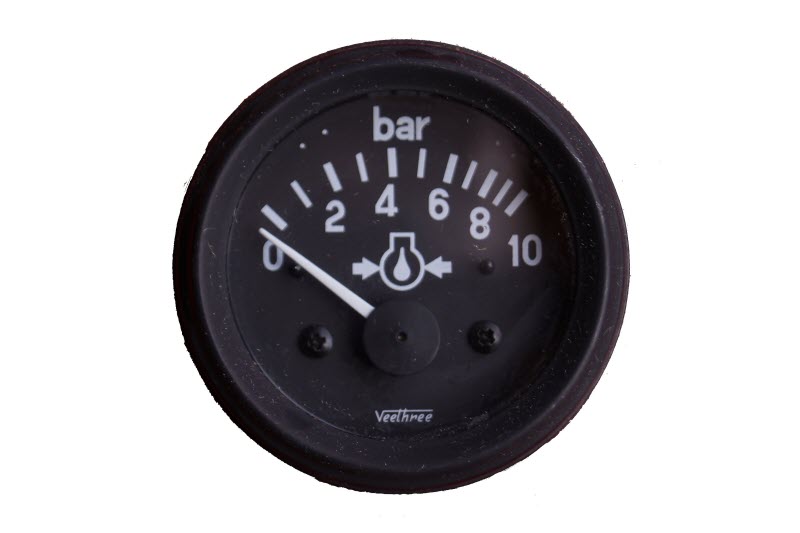 Öldruckmanometer, 5 bar, 52 mm  Traktorenwerkstatt Büchler GmbH